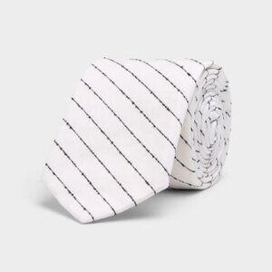 BNWT SS25 ERNEST W. BAKER CLASSIC PIN STRIPE TIE